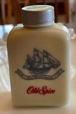 Vintage Old Spice After Shave Talcum Powder 1 3/8 Oz Silver Cap w Sailing Ship picture
