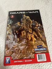 GEARS OF WAR # 1 (2008) BLOCKBUSTER Variant HTF WILDSTORM XBOX VF-/VF 1st Print picture