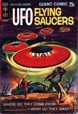 UFO Flying Saucers #1 VG- 3.5 1968 Gold Key Stock Image picture