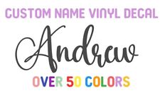 Personalize Name Vinyl Decal Sticker for Tumblers Yeti Laptop Signs Car Window picture