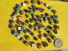 ANCIENT ROME . 1-2 century . Set of 70 pieces of color stone mosaic picture