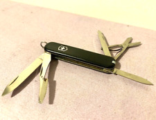 Retired Victorinox Executive Swiss Army 74MM Black Multi-Tool Knife --Great Cond picture