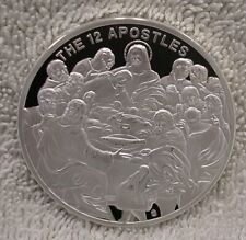 The 12 Apostles / Jesus - Large 50mm Medal Token Medallion - Christianity  picture