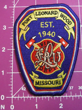 Fort Leonard Wood Missouri Fire dfepartment patch picture