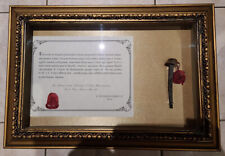 Vatican Reliquary Relic D.N.J.C. the Holy Nail with document and frame. picture