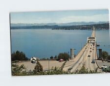 Postcard Lake Washington Floating Bridge Seattle Washington USA North America picture