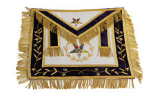 Handcrafted Lambskin Masonic Apron of the Grand Patron for Freemasonary picture