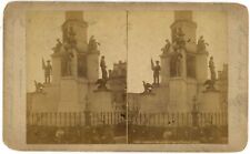 MICHIGAN SV - Detroit - Soldiers Monument - Woodward 1880s picture