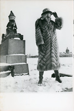 Fashion, Soviet Haute Couture Fur Coat Model, 1983, Vint picture