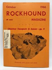 1966 OCT Western Rockhound Magazine Limestone Fenceposts KS Fossils Dinosaur Prk picture