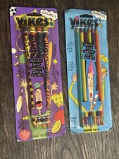 Vintage Yikes Goofballs And Triangles No. 2 Pencils - Empire Berol USA NIP NOS picture
