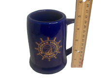 The Black Dog Martha's Vineyard Blue Coffee Cup Mug picture