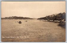 Bay Point Maine ME Harbor Eastern Illus No. 20 RPPC Vintage Postcard 1900's picture