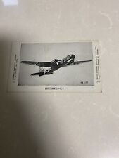 Heinkel -177 WWII Plane transport airplane identification card German Nazi picture
