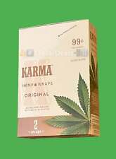 FREE GIFTS🎁 Karma Original 50 High Quality Natural Hemp Rolling Papers ZigZag🔥 picture