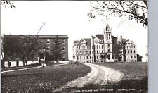 LUTHER COLLEGE & DORMITORY decorah ia real photo postcard rppc iowa picture