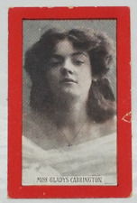 Vintage MISS GLADYS CARRINGTON Prize Crop Cigarette Card picture