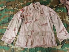 Vtg 1990 Named DCU Desert Storm Camo Shirt/Jacket US Army Medium picture