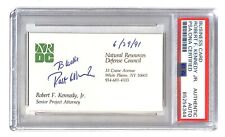 Robert F. Kennedy Jr. Autographed Business Card PSA/DNA *4344 picture