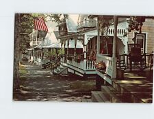 Postcard Colorful Gingerbread Cottages Oak Bluffs Massachusetts USA picture