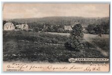 1906 Bird's Eye View Of Lake Huntington New York NY Posted Antique Postcard picture