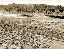 1954 Aerial View of Colorado Springs, Colorado Vintage Old Photo Reprint picture