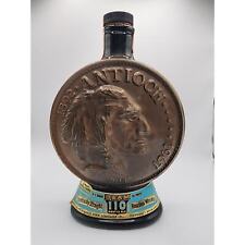 Vintage 1967 Antioch, Illinois 75 Year Diamond Jubilee Jim Beam Whiskey Decanter picture