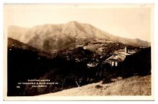 RPPC Sleeping Maiden, Mt. Tamalpais & Muir Woods Railway, CA Postcard picture
