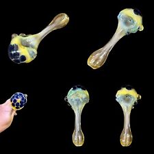Turtle Shell Silver Fumed Pipe 5.5” x 2.25