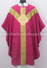 Dark Rose gothic vestment &  stole set ,Gothic chasuble ,casula ,casel picture
