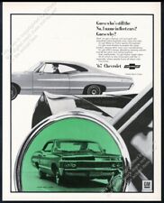 1967 Chevrolet Impala Sport Coupe photo unusual fleet car theme vintage print ad picture