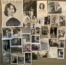 Lot of 35 Vintage Black & White Photos~1930s-1960s~Women~Latina~African American picture