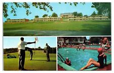 Postcard - Ingleside Motel Pool Golf Skyview Restaurant in Stauton Virginia CA picture