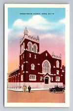 Paris KY-Kentucky, Presbyterian Church, Religion, Vintage Souvenir Postcard picture