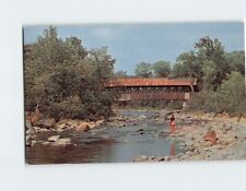 Postcard Covered Bridge Lancaster New Hampshire USA North America picture