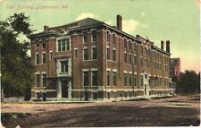 Logansport, Indiana View of Elks Building Postcard picture