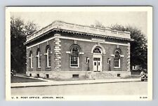Adrian MI-Michigan, United States Post Office, Antique, Vintage Postcard picture