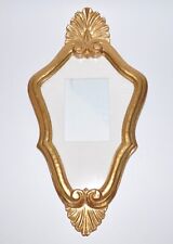 Antique Gilded Wood Gold Rococo Scalloped Ornate Picture Frame picture