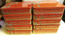 Lot of 10 Vintage du Maurier Cigarette Tobacco Tin - Columbia Tobacco Inc. picture