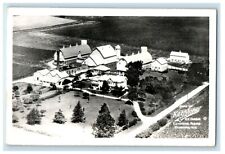 Bird's Eye View Home Of Keystone Farm Waukesha WI RPPC Photo Antique Postcard picture