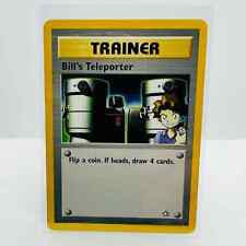 Pokémon Bill's Teleporter 91/111 Neo Genesis Unlimited WOTC Trainer Card NM-MT picture