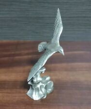 Hudson Fine Pewter 1982 #2706 Seagull Flying w Wave MINT & RARE Signed picture