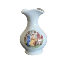 Miniature Porcelain Vase Victoria Czechoslovakia 3 Inch picture