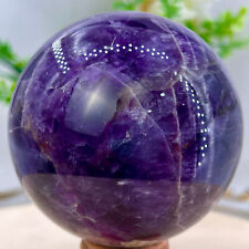 482G Natural Dream Amethyst Quartz Crystal Sphere Ball Healing picture