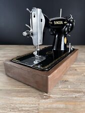 Gorgeous 1948 Singer 15-91 Sewing Machine Potted Motor Fully Tested Sews Great picture