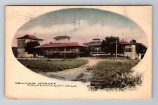 Oklahoma City OK-Oklahoma, Delmar Garden, Budweiser Beer, Vintage c1908 Postcard picture