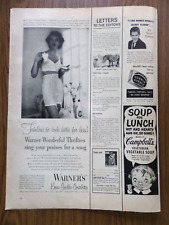 1952 Warner's Bra Girdle Ad Fabulous to Look Little for Less picture