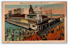 c1950's Hamid's Million Dollar Pier Atlantic City New Jersey NJ Postcard picture