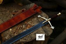 Handmade Scottish Claymore Sword, Medieval Sword, Battle Ready Viking Sword Gift picture