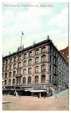 Hotel Stevens Seattle Washington First & Marion St WA Posted 1913  Postcard picture